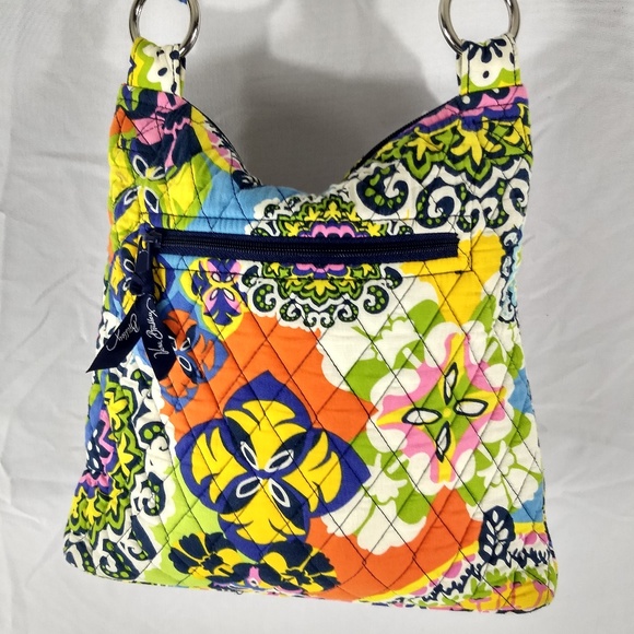 VERA BRADLEY BOHO ABSTRACT COLORFUL TOTE - Picture 1 of 8